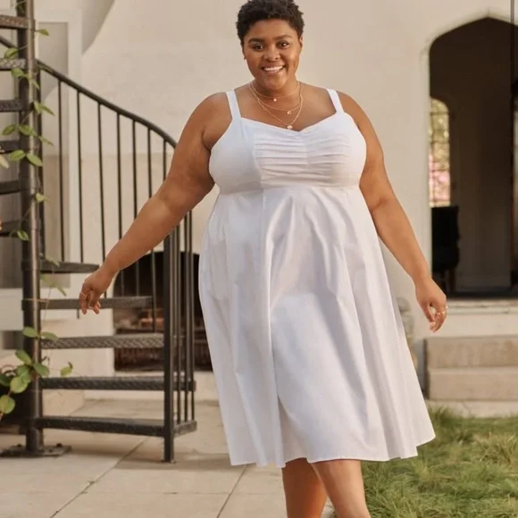 torrid | Dresses | Torrid Poplin Fit And Flare White Dress | Poshmark torrid | Dresses | Torrid Poplin Fit And Flare White Dress | Poshmark